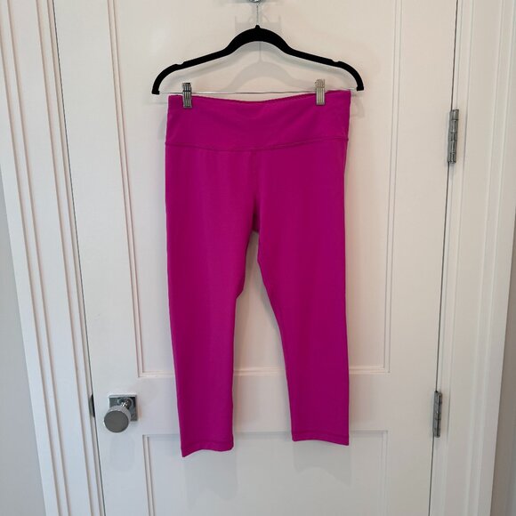 90 Degree Hot Pink Workout Leggings Size Medium - Picture 1 of 3